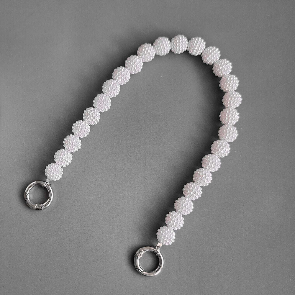 Ручка для сумки из бусин 30 см