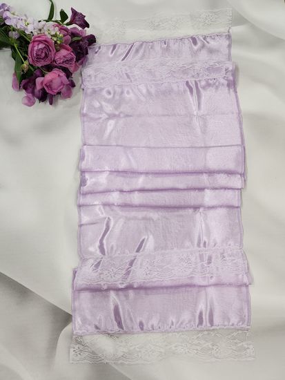 Комплект венчальный 4 предметный со стразами, рельефный цвет:белый с красным