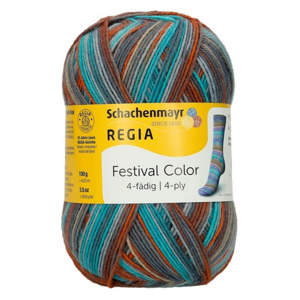 Пряжа Regia 4-fadig Color 100g 02886