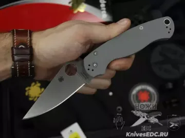 Нож складной Spyderco Paramilitary 2 81GPDGY2 Maxamet c клинком из стали Maxamet, рукоять G10