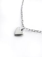 Колье с сердцем Bubble