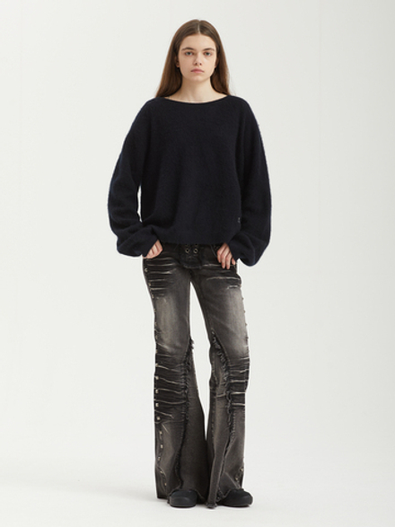 Женский Свитер (Round-neck) Cloud Off Shoulder Wool