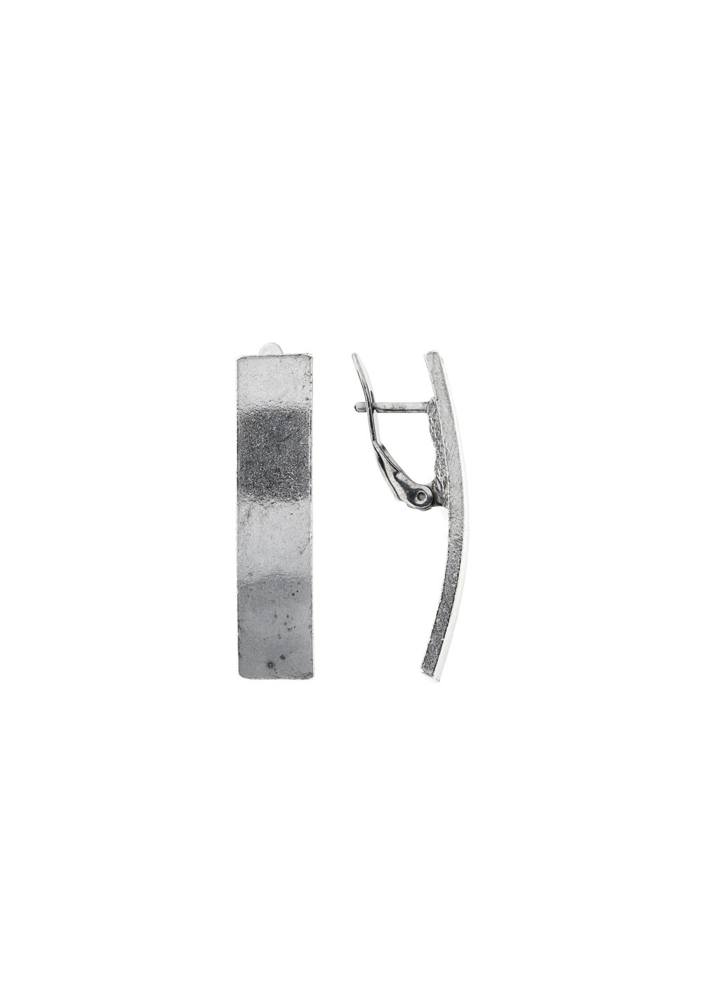 "Рува"  серьги в серебряном покрытии из коллекции "Mona" от Jenavi  с английским замком