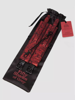 Красно-черные наручники Reversible Faux Leather Wrist Cuffs (Цвет: красный с черным)