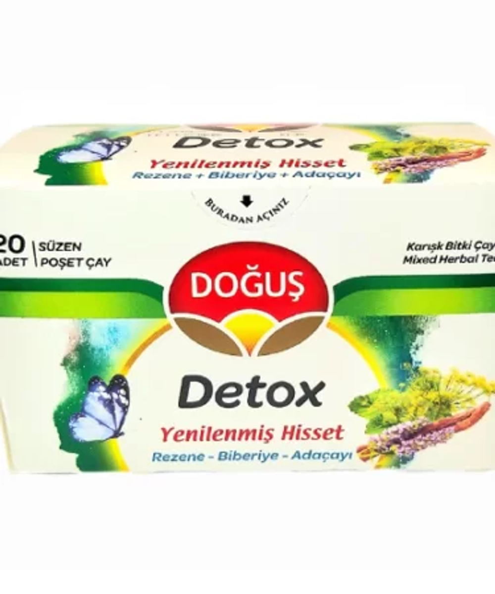 Чай Detox yenilenmis hisset, Dogus, 20п