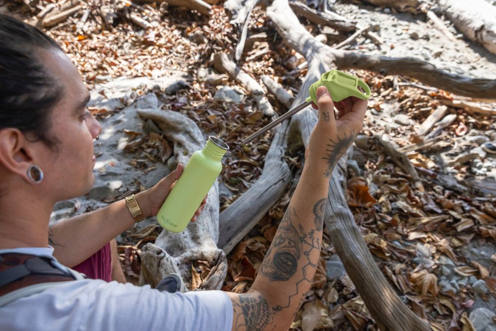 Бутылка Klean Kanteen Classic Flip Sport 27oz (800 мл) Shadow Lime