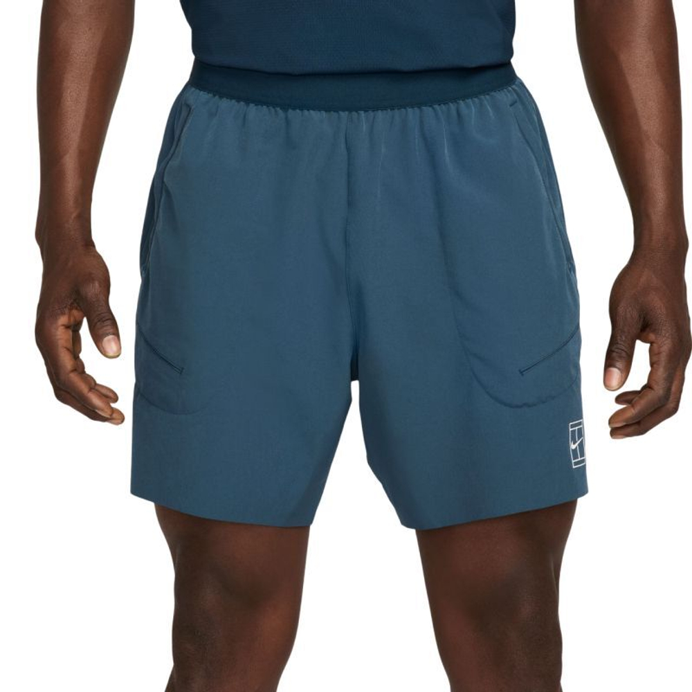 Теннисные шорты Nike Court Advantage Dri-Fit 6in Tennis - armory navy/white