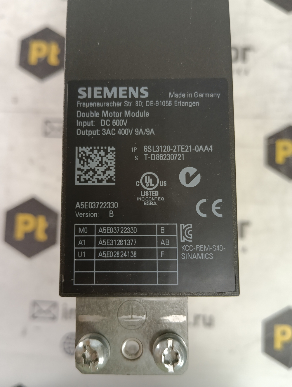 Siemens 6SL3120-2TE21-0AA4 б/у