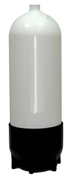 Баллон стальной Sopras Sub для дайвинга с башмаком 12 литров, D 171 мм, без вентиля