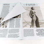 Пленка В листах 20 шт 57 х 57 см "Газета PAPER" (Голубой)