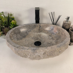 Раковина из мрамора Erozy Grey EM-64749 51*41*15 0188