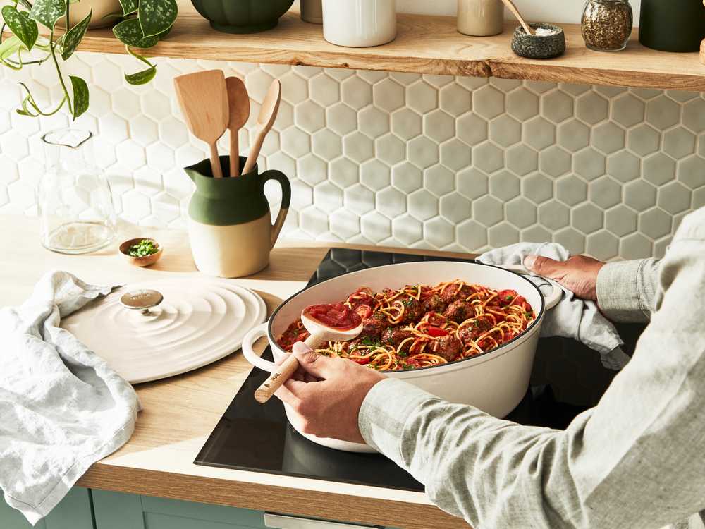 Овальная кастрюля с крышкой Tefal Lov E2590604 7,2л 34 см