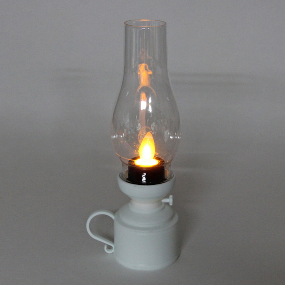 Сувенир с подсветкой «Лампа-Винтаж» 7,3*18,5 см, Белый