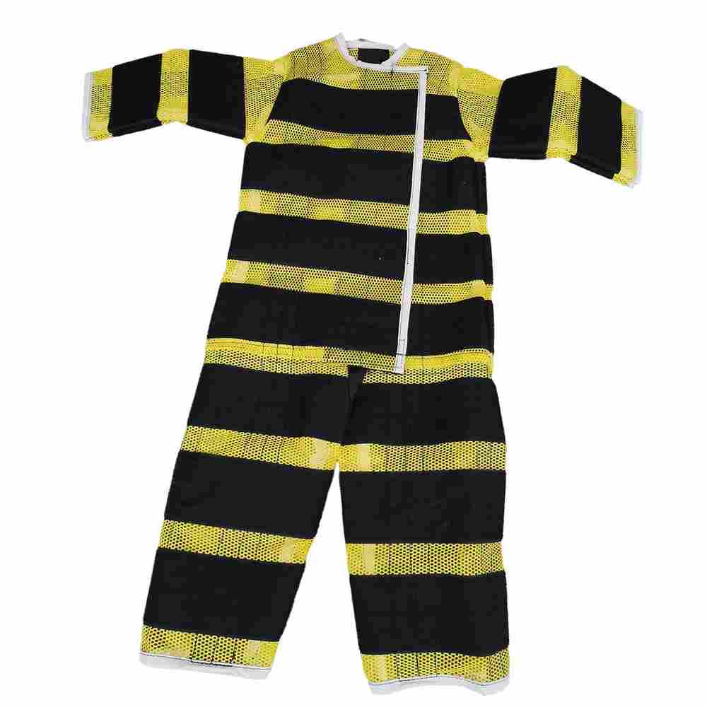 Липучий костюм желтый, размер М, для роста 1.3м-1.55 м