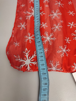 Шарф легкий со снежинками