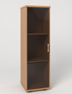 Пенал-колонка со стеклом КМ17 МОНОЛИТ