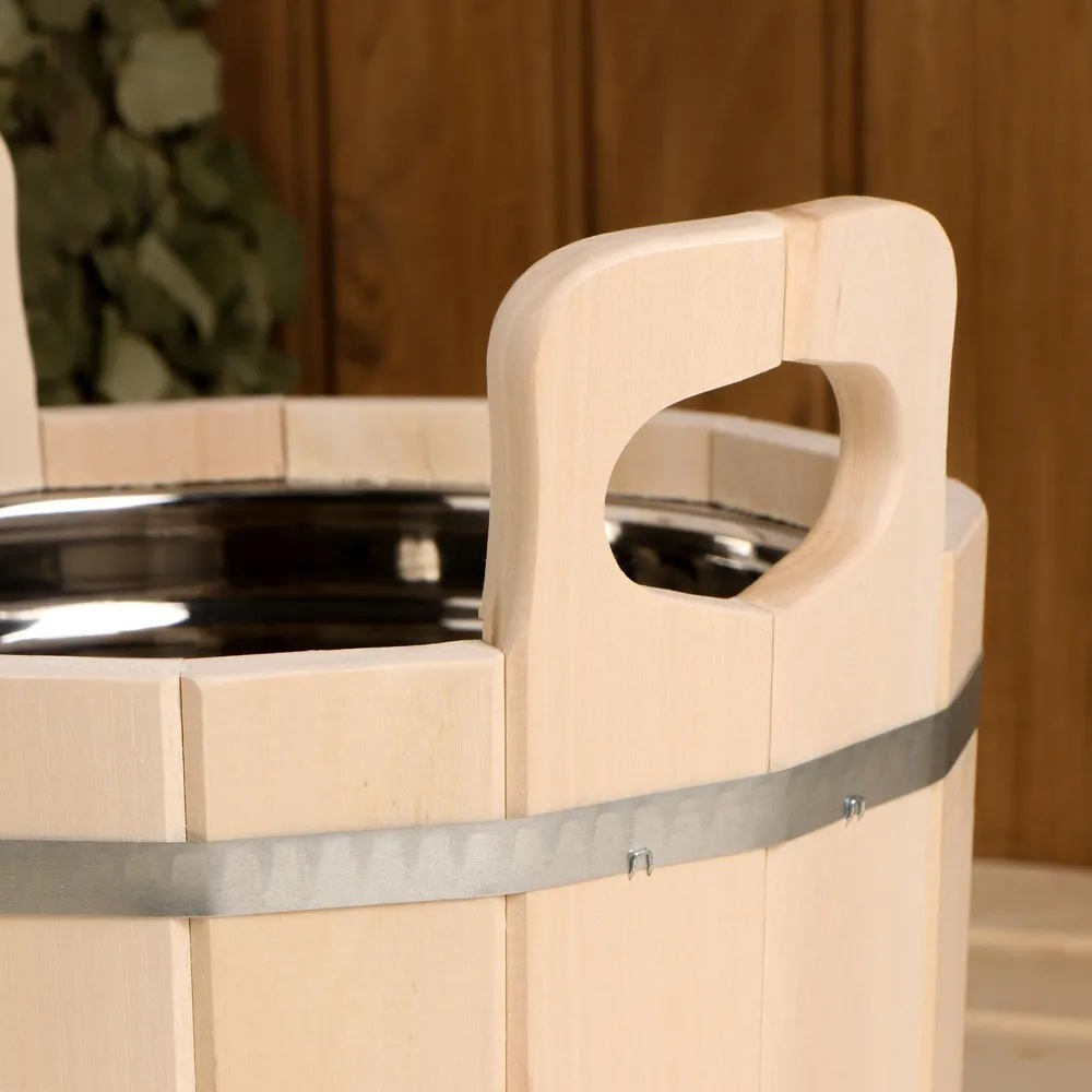 Ушат-шайка 10л двуручная с нерж. встав.