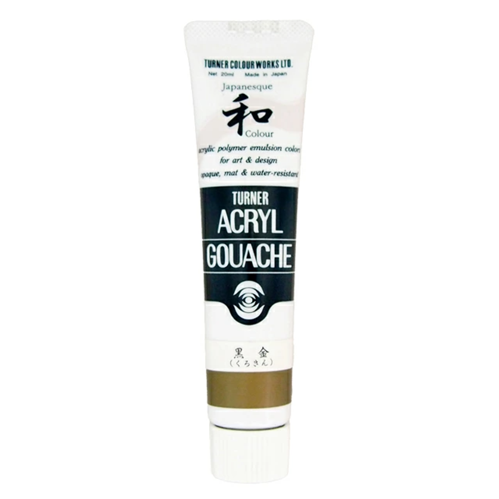 Акриловая гуашь Turner 20 мл. Japanesque Black Gold