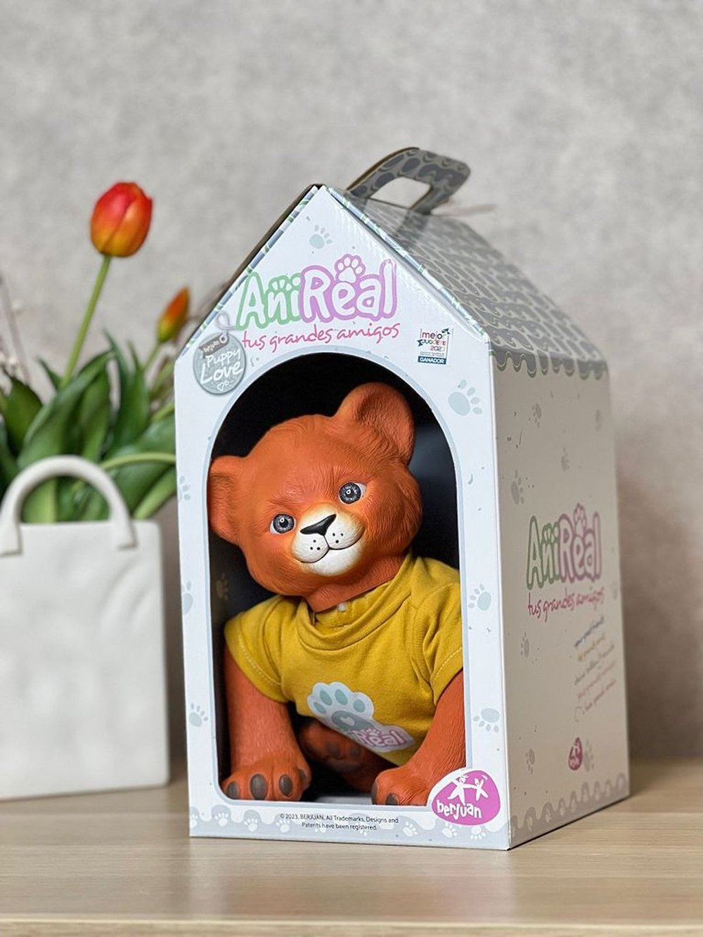 Игрушка мягконабивная 35см AniReal Львенок (60108)