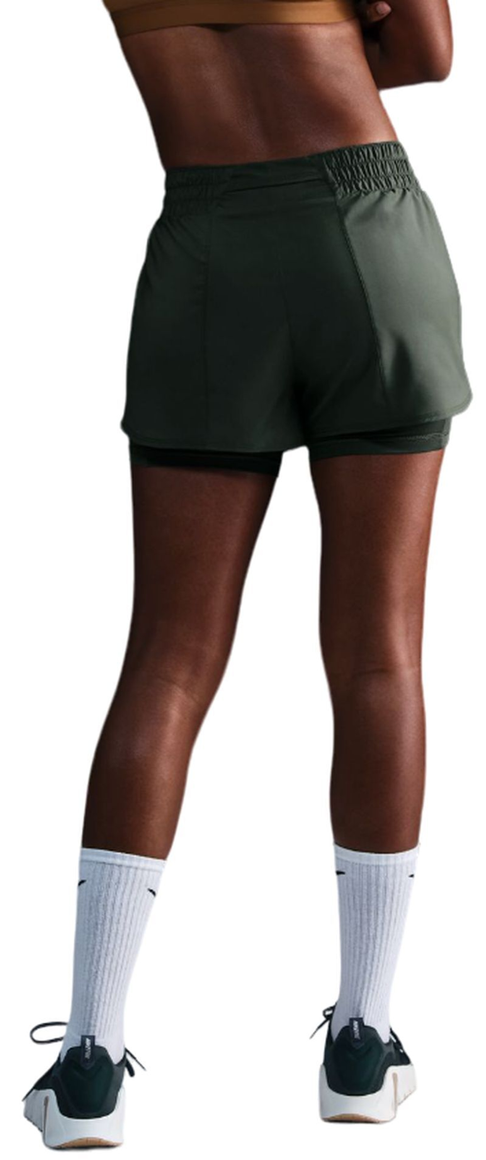 Женские Шорты теннисные Nike Dri-Fit One - зеленый