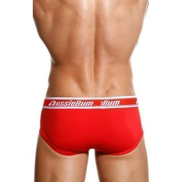 Мужские трусы хипсы красные AussieBum AB00236