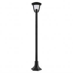 Садово-парковый светильник ЭРА «Валенсия 4» НТУ 07-40-002 черный 4-гранный напольный IP44 Е27 max 60Вт | Садово-парковые светильники