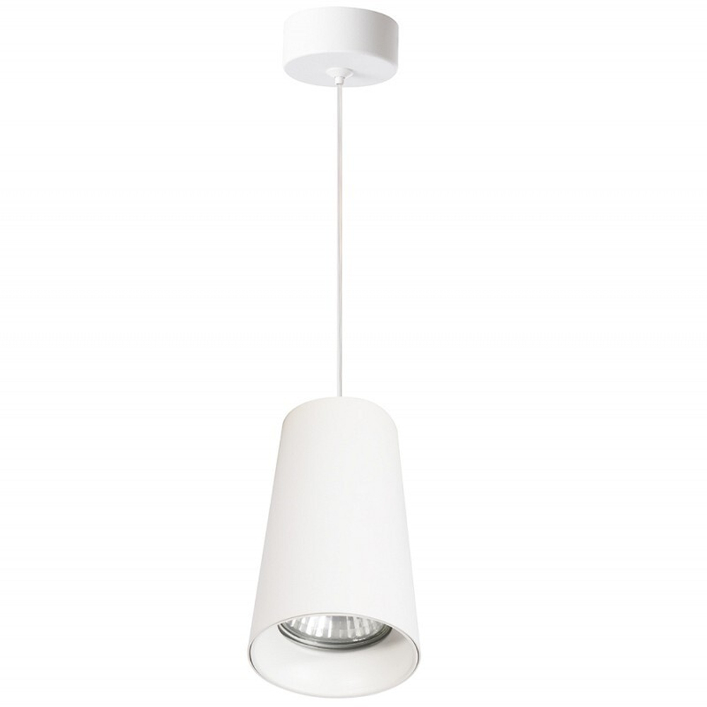 Светильник потолочный на подвесе MR16 35W 230V. белый. D70*H110 ML1858