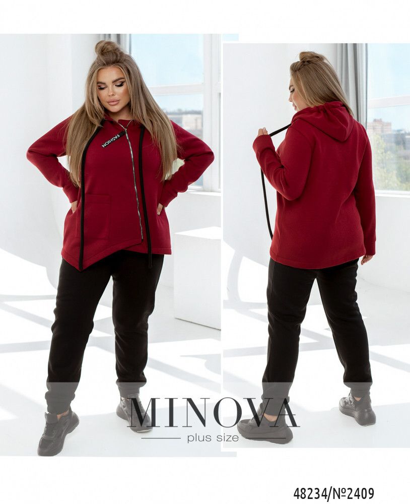 Костюм 2409-бордо Minova