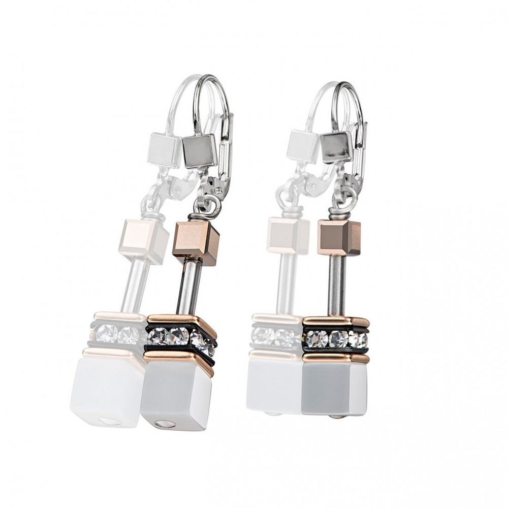 Серьги Coeur de Lion White 4016/20-1400
