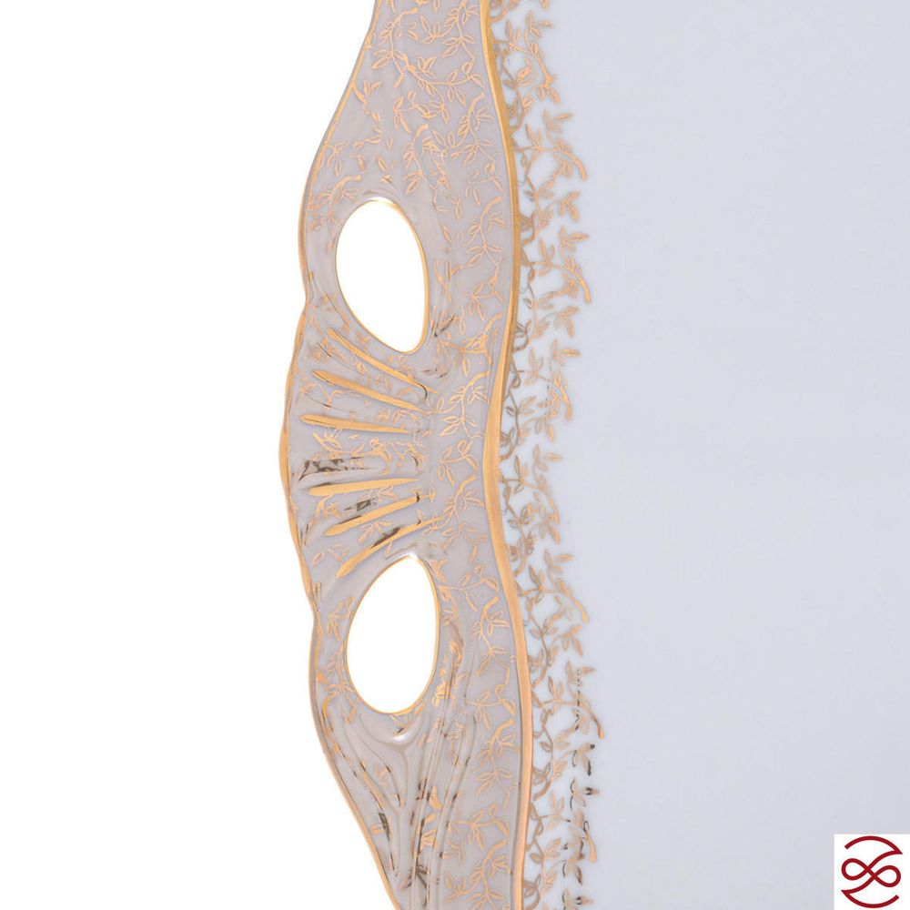 Блюдо квадратное Queen's Crown Лист Бежевый 34*29 см