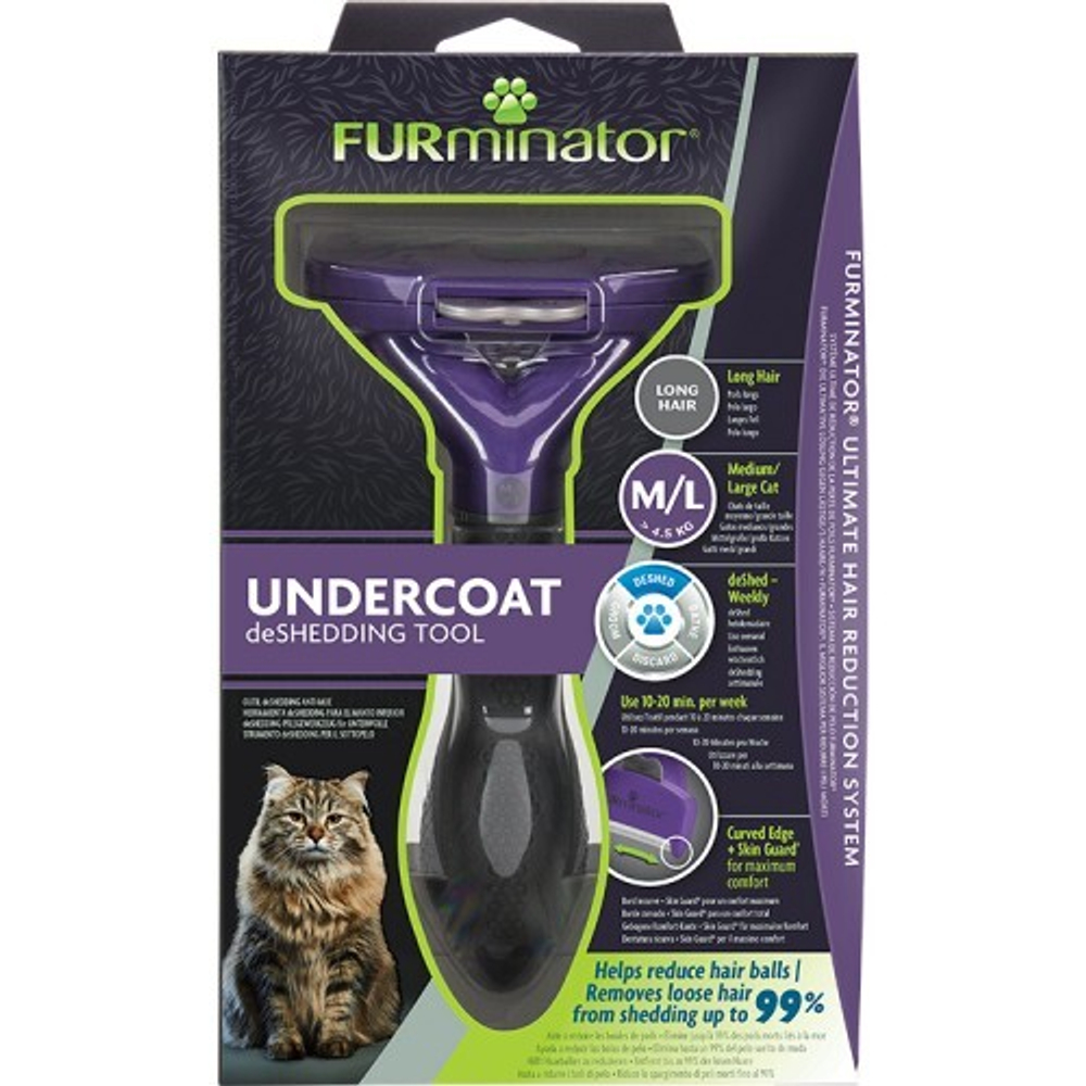 ИНСТРУМЕНТ FURMINATOR M/L ДЛЯ БОЛЬШИХ КОШЕК