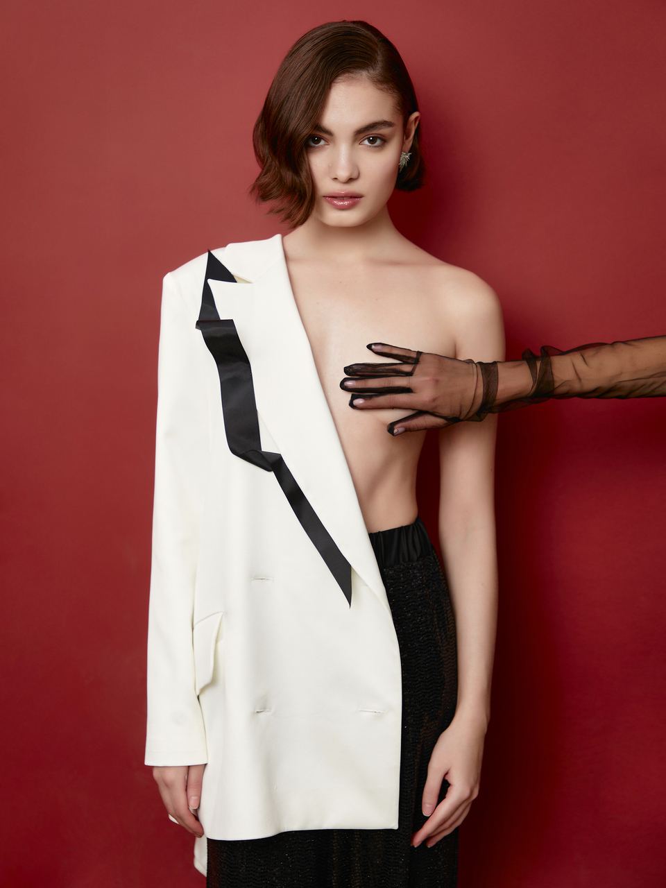 Пиджак Valio Black White