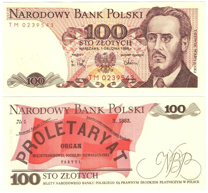 100 злотых 1988 Польша