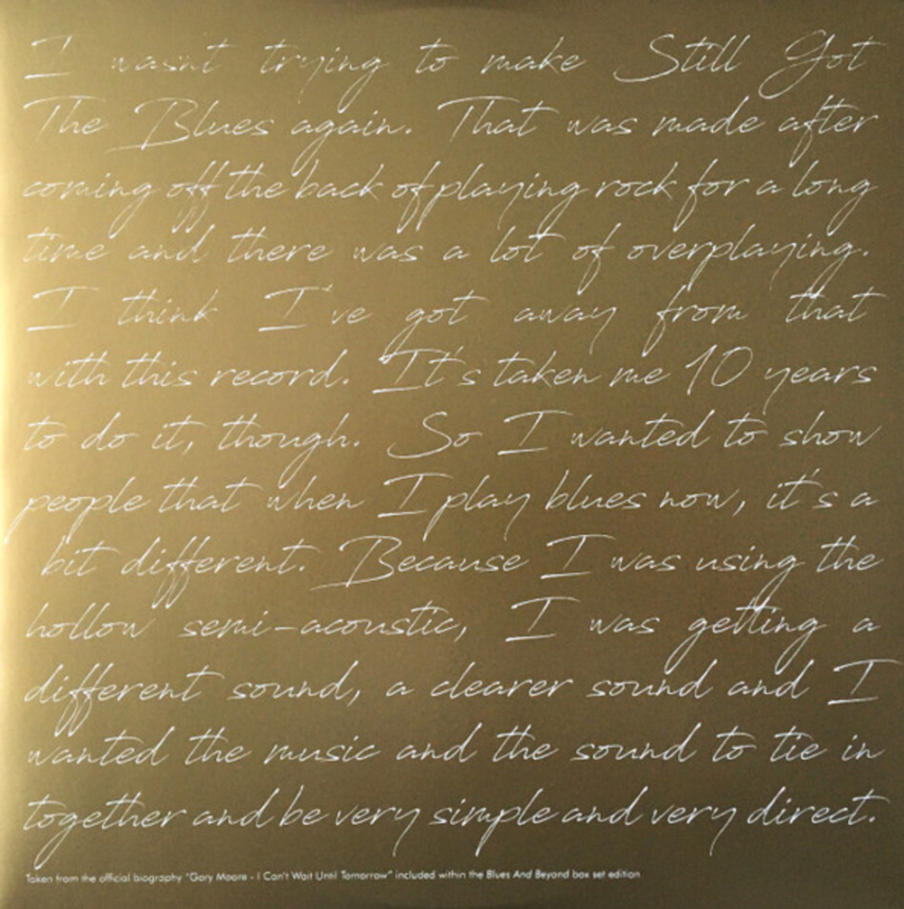 Gary Moore / Blues And Beyond (4LP)