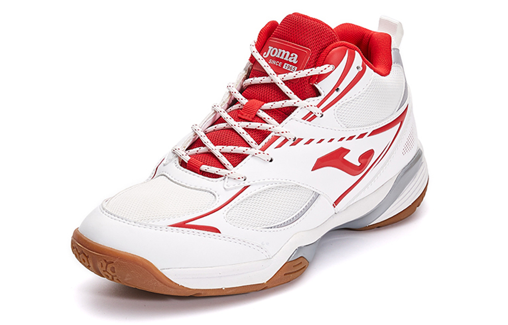 JOMA Homer non-slip wear-resistant mid-top training shoes women's white and red