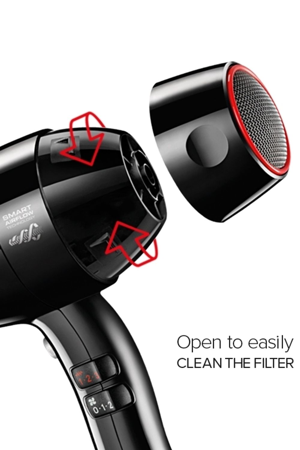 Настенный фен Valera Swiss Silent Jet 8500 Push (SXJ 8500P) - 2