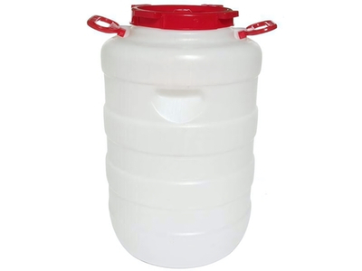 Бочка 50л Дачная круглая (белая)