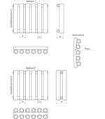 Радиатор KZTO (КЗТО) Гармония 1-750-8