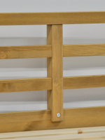 Кровать двуспальная 180x200 Тарва из сосны c настилом, бейц