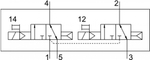 VUVG-BK10-T32C-AT-F-1H2L-S Распределитель с электроуправлением
