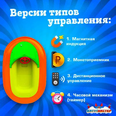 Лодка для аттракциона в бассейне «Птичка», взрослая, на часовом механизме, 172×120×36 см