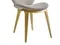 Стул Cava серо-бежевый с золотыми ножками
