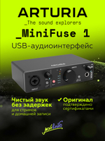 Внешняя звуковая карта Arturia MiniFuse 1 черная