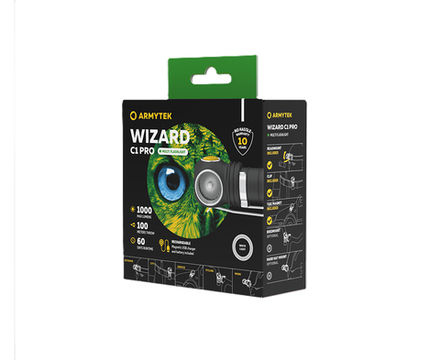 Фонарь Armytek Wizard C1 Pro Magnet USB Белый
