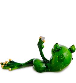 MN-161/2 Фигурка «Лягушка - селфи на пляже»