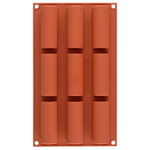 Форма силиконовая для приготовления пирожных и конфет midi buche, 17х30 см