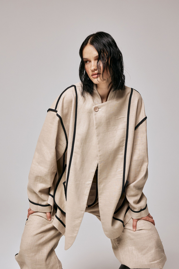 Костюм из крапивы OVSYANKA Beige