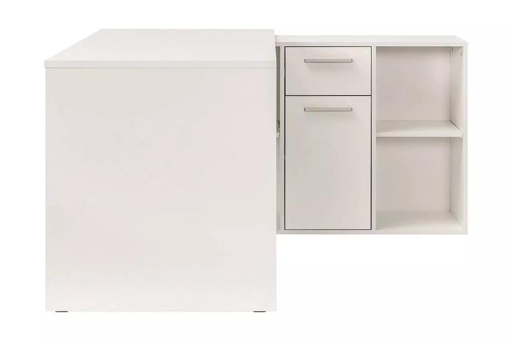 Лайт стол письменный 03.245 Белый шагрень