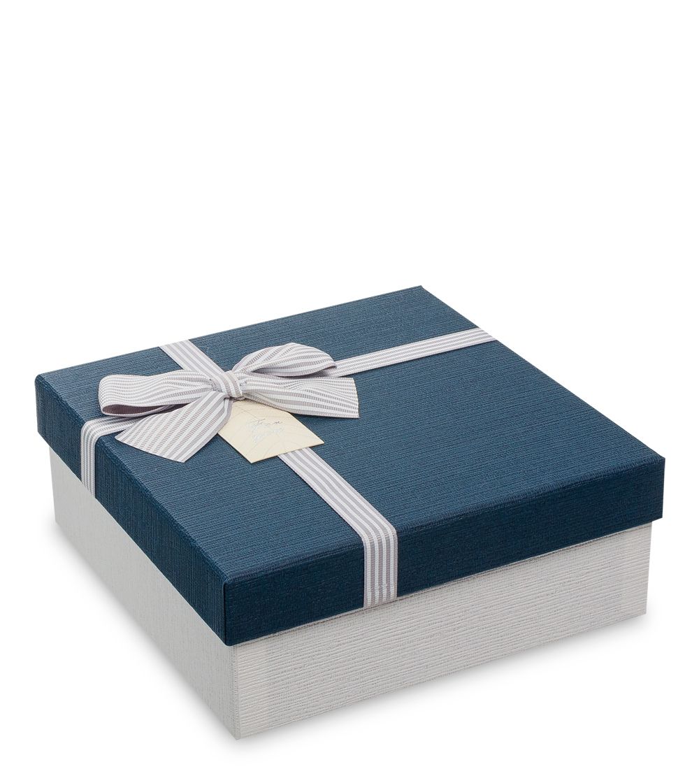 Packing Symphony WF-79/1-A Коробка «Квадрат» цв.бел./син.