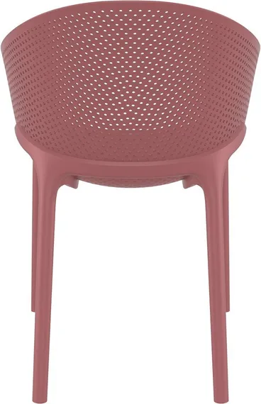 Стул пластиковый Sky Pro марсала